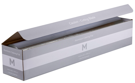 Heavy Duty Aluminium Foil Dispenser - Silver, 440mm x 150m x 16mu (Per Each)