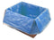 POR Gusseted Polyethylene Bag - Blue, 650mm x 350mm x 650mm x 30mu (Per 500 Bags/Roll)