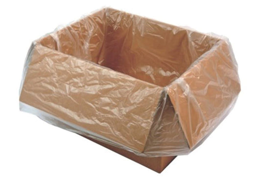 FP Gusseted Polyethylene Bag - Clear, 700mm x 600mm x 1000mm x 50mu (Per 100 Bags/Box)