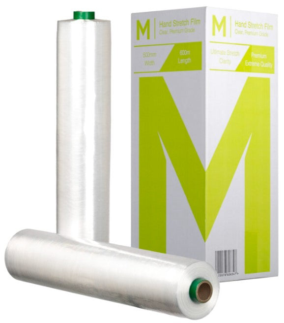 Bolt Prestretch Hand Stretch Film - Clear, 390mm x 340m x 7mu (4 Rolls/Box)