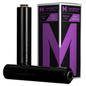 Cast Hand Stretch Film - Black, 500mm x 300m x 20mu (4 Rolls/Box) + 4 Free End Caps