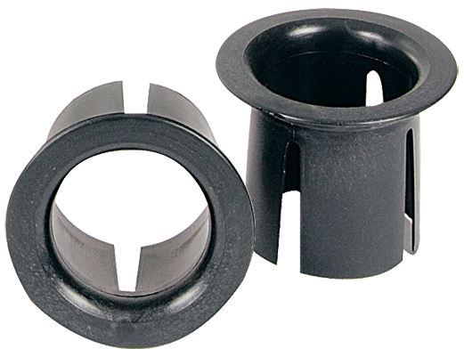 Plastic Hand Stretch Film End Caps - Black, Fits All Rolls (Per 2 Caps/Pack)